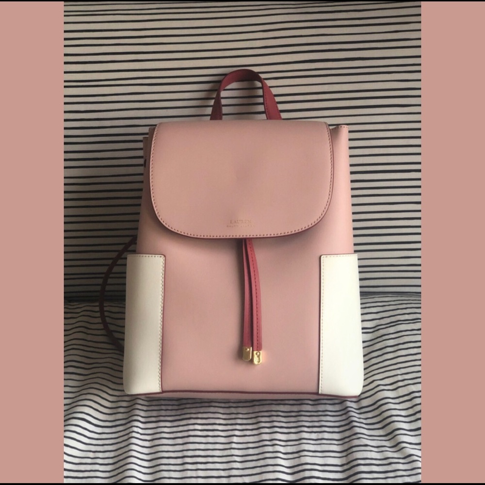 NWOT Lauren Ralph Lauren leather backpack 🎒 🎀